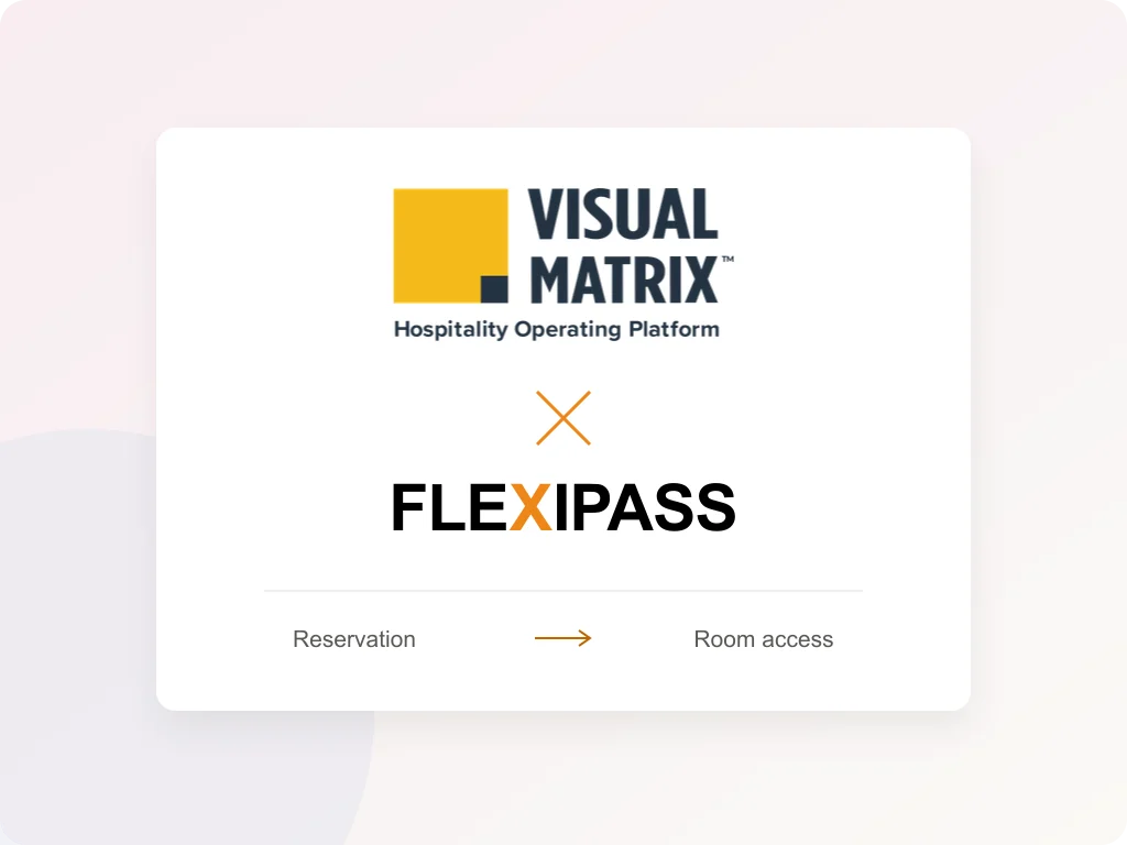 Visual Matrix and FLEXIPASS: reservation to room access